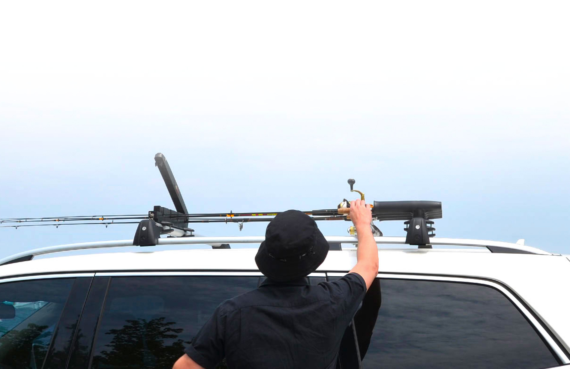 yakima reeldeal - car rod holders - rod vault - vehicle rod holder - fishing pole roof rack - yakima rod rack - fishing pole rack